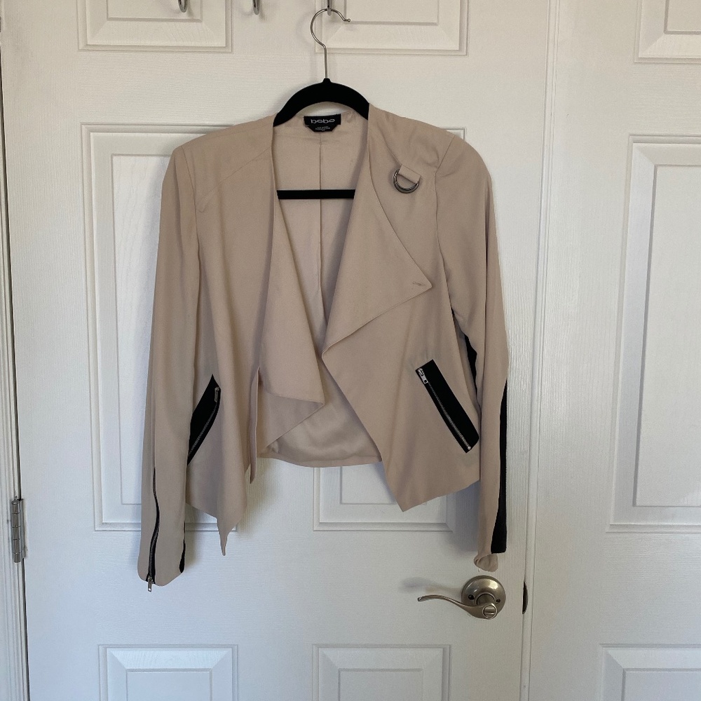 Bebe Open Lapel Jacket